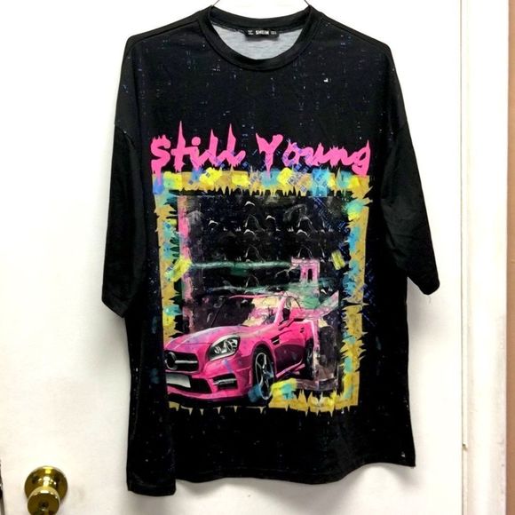 Sheik Still Young Pink Mercedes Benz Graphic size Small - Picture 1 of 6